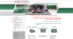 Desktop Screenshot of degatron.pl